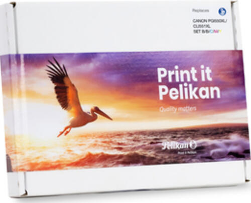 Pelikan PromoPack P55 Druckerpatrone 4 Stück(e) Kompatibel Schwarz, Cyan, Magenta, Gelb
