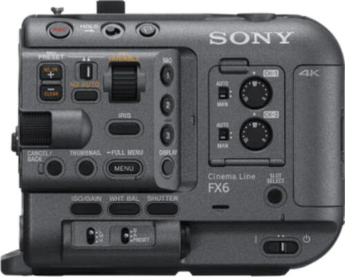 Sony FX6 Handkamerarekorder 12,9 MP CMOS 4K Ultra HD Schwarz