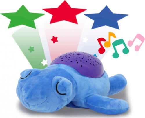 Jamara Dreamy Turtle Baby-Nachtlicht Freistehend Blau, Violett LED