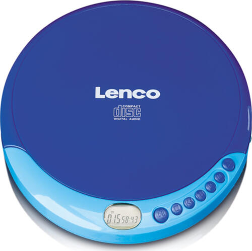 Lenco CD-011 Tragbarer CD-Player Blau
