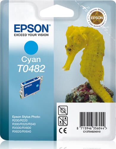 Epson Seahorse Singlepack Cyan T0482