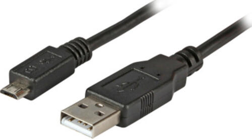 EFB Elektronik K5228SW.1V2 USB Kabel 1 m USB 2.0 USB A Micro-USB B Schwarz