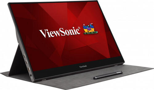 Viewsonic TD1655 Computerbildschirm 39,6 cm (15.6) 1920 x 1080 Pixel Full HD LED Touchscreen Multi-Nutzer Schwarz, Silber