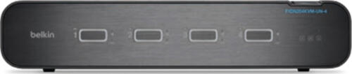 Belkin F1DN204KVM-UN-4 Tastatur/Video/Maus (KVM)-Switch Rack-Einbau Schwarz
