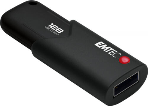 Emtec B120 Click Secure USB-Stick 128 GB USB Typ-A 3.2 Gen 2 (3.1 Gen 2) Schwarz