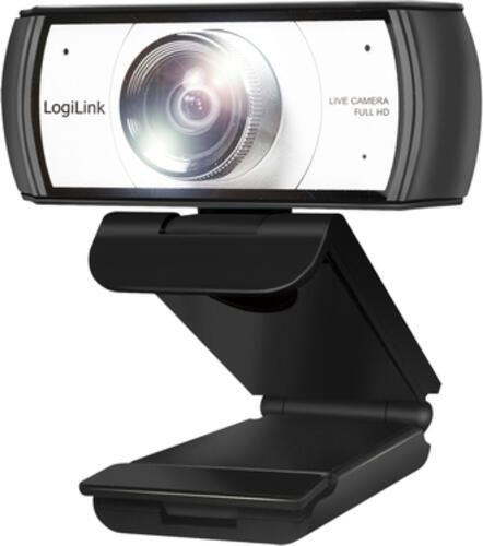 LogiLink Konferenz HD-USB-Webcam, 120, Dual-Mikrofon, manueller Fokus