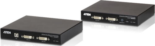 ATEN USB DVI Dual-Anzeige HDBaseT 2.0 KVM Extender (1920 x 1200 bei 100 m)