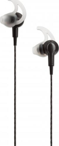 MANHATTAN In-Ear-Sportkopfhörer mit Mikrofon Regen- und schweissfest federleicht omnidirektionales Mikrofon Bedienelemente schwarz
