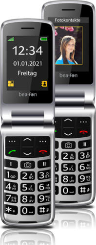 Beafon SL645 7,11 cm (2.8) 118 g Schwarz, Silber Kamera-Handy
