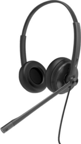 Yealink YHS34 DUAL Kopfhörer & Headset Kabelgebunden Kopfband Büro/Callcenter Schwarz