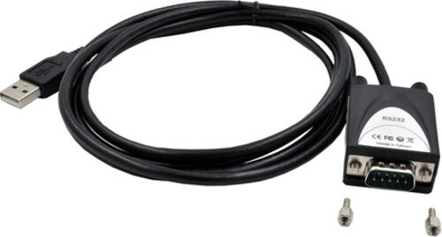 EXSYS EX-1311-2-5V Serien-Kabel Schwarz 1,8 m USB Typ-A