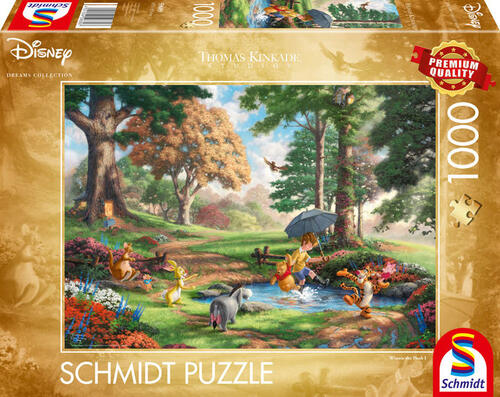 Schmidt Spiele Disney Winnie The Pooh Kontur-Puzzle 1000 Stück(e) Cartoons