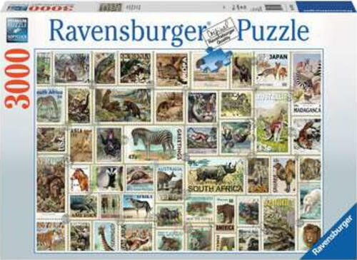 Ravensburger Animal Stamps Puzzlespiel 3000 Stück(e) Tiere