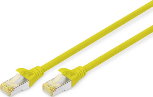 ASSMANN Electronic CAT6A S/FTP Netzwerkkabel Gelb 0,5 m S/FTP (S-STP)