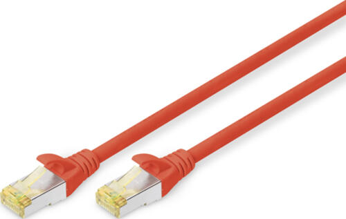 ASSMANN Electronic CAT6A S/FTP Netzwerkkabel Rot 0,5 m S/FTP (S-STP)