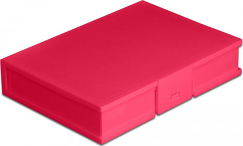DeLOCK 18374 Speicherlaufwerkhülle Cover Kunststoff Rot