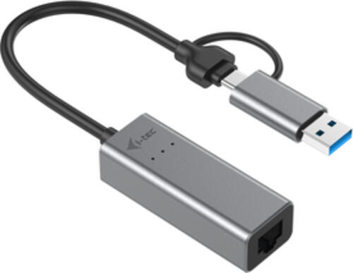 i-tec Metal USB-C/USB-A 2.5Gbps Ethernet Adapter