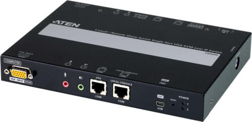 ATEN CN9000 Tastatur/Video/Maus (KVM)-Switch Schwarz