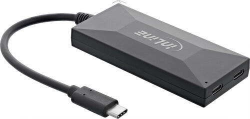 InLine USB 3.2 Gen.1 Hub, USB-C zu 2 Port USB-C und 3 Port USB-A, mit PSU