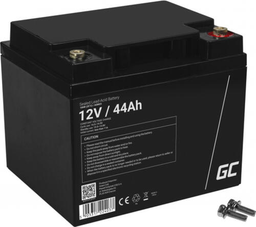 Green Cell AGM23 USV-Batterie Plombierte Bleisäure (VRLA) 12 V 44 Ah