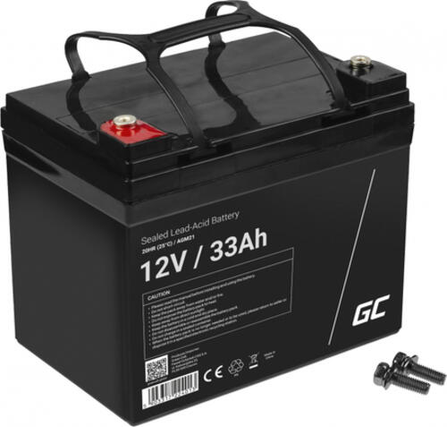 Green Cell AGM21 USV-Batterie Plombierte Bleisäure (VRLA) 12 V 33 Ah