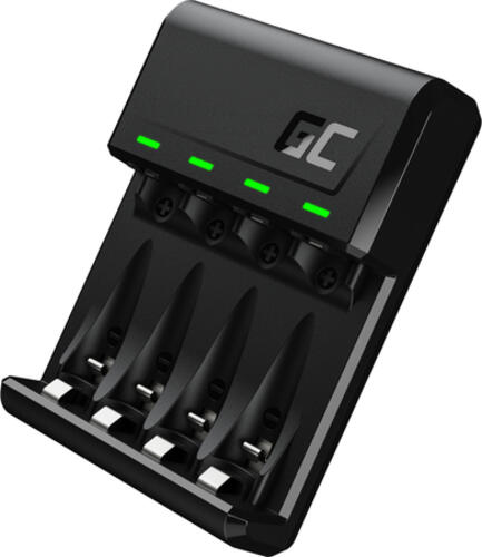 Green Cell GC VitalCharger Akkuladegerät Haushaltsbatterie USB
