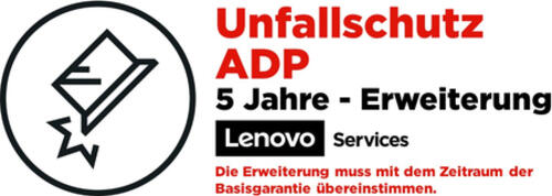 Lenovo 5 Jahre Unfallschutz (Accidental Damage Protection, ADP, Erweiterung)
