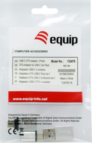 Equip OTG-Adapter für USB-C 3er Pack