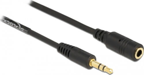 DeLOCK 86768 Audio-Kabel 1,5 m 3.5mm Schwarz