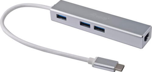 Equip 133481 laptop-dockingstation & portreplikator USB 3.2 Gen 1 (3.1 Gen 1) Type-C Silber