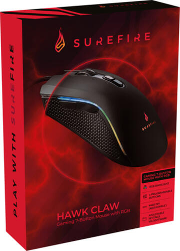 SureFire Hawk Claw Maus rechts USB Typ-A Optisch 6400 DPI