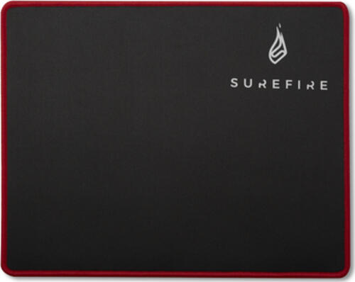 SureFire Silent Flight 320 Gaming-Mauspad Schwarz, Rot