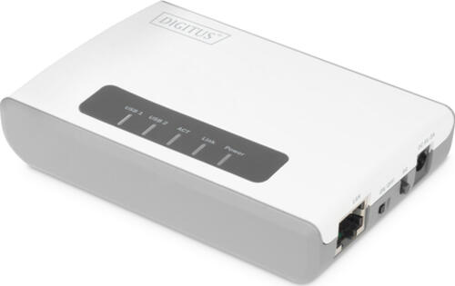 Digitus DN-13024, Wireless Multifunction Network Server, Geräteserver, USB 2.0