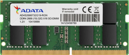 ADATA AD4S26668G19-SGN Speichermodul 8 GB DDR4 2666 MHz