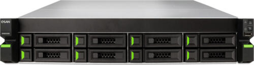 QSAN N7008R01 NAS Rack (2U) Ethernet/LAN Schwarz, Metallisch i3-3220