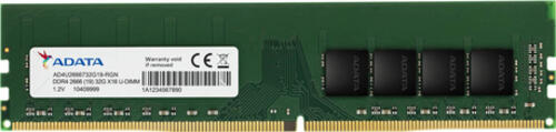 ADATA AD4U26668G19-SGN Speichermodul 8 GB 1 x 8 GB DDR4 2666 MHz