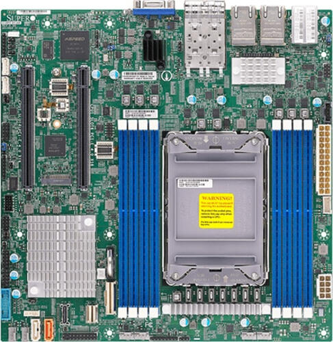 Supermicro X12SPZ-SPLN6F Intel C621 LGA 3647 (Socket P) micro ATX
