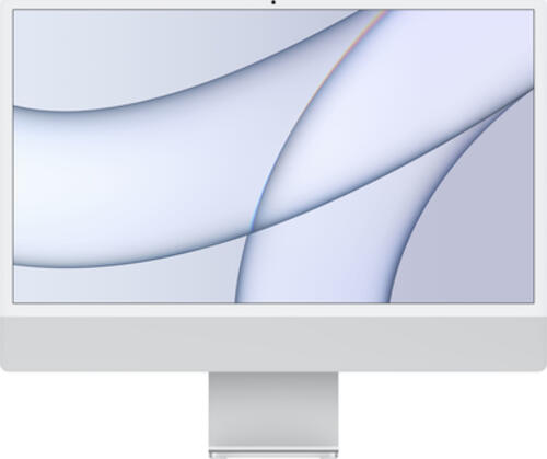 Apple iMac 61 cm (24 Zoll) 4480 x 2520 Pixel Apple M 8 GB 256 GB SSD All-in-One-PC macOS Big Sur Wi-Fi 6 (802.11ax) Silber