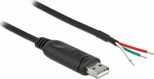 DeLOCK 62930 Serien-Kabel Schwarz 1 m USB 2.0 RS-232