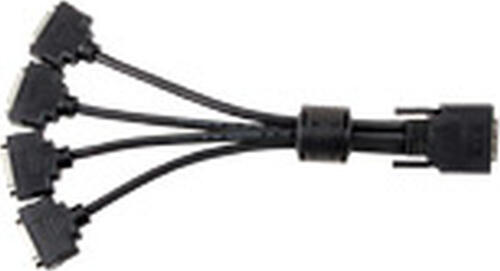 Matrox KX20-to-DVI quad-monitor adapter cable 0,3 m 1x KX20 4x DVI-I Schwarz