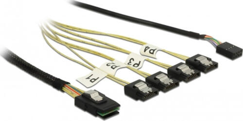 DeLOCK 85674 Serial Attached SCSI (SAS)-Kabel 0,5 m 6 Gbit/s