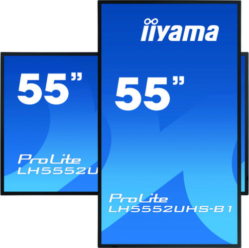 iiyama LH5552UHS-B1 Signage-Display Digital Signage Flachbildschirm 138,7 cm (54.6) VA 500 cd/m 4K Ultra HD Schwarz Eingebauter Prozessor Android 8.0 24/7