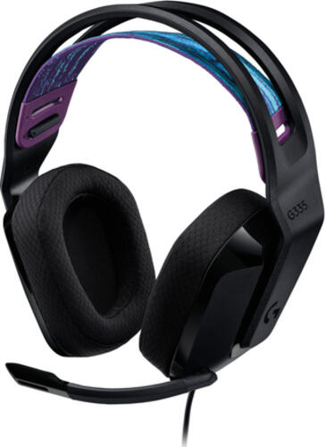 Logitech G G335 Wired Gaming Headset Kopfhörer Kabelgebunden Kopfband Schwarz