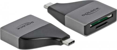 DeLOCK 64117 Kartenleser USB 3.2 Gen 1 (3.1 Gen 1) Type-C Grau