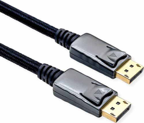 ROLINE 11.04.5867 DisplayPort-Kabel 2 m Schwarz, Silber