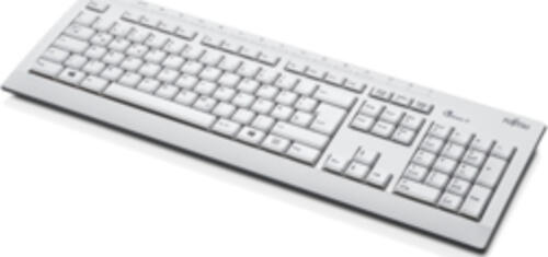Fujitsu KB521 ECO Tastatur USB UK Englisch Grau, Marmorfarbe