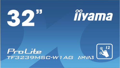 31.5 Zoll iiyama ProLite TF3239MSC-W1AG, 80cm TFT, 8ms, 2x HDMI 1.4, 1x DisplayPort 1.2