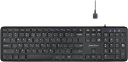 Perixx 11726 Tastatur USB QWERTY Deutsch, UK Englisch, US Englisch Schwarz