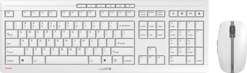 CHERRY Stream Desktop Recharge Tastatur Maus enthalten RF Wireless QWERTY Englisch Grau