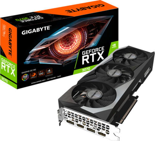 Gigabyte GAMING GeForce RTX 3070 OC 8G (rev. 2.0) NVIDIA 8 GB GDDR6